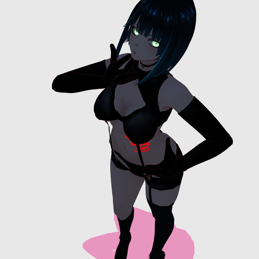 ご愛顧感謝無料配布『黒蘭』衣装+ボディテクスチャ