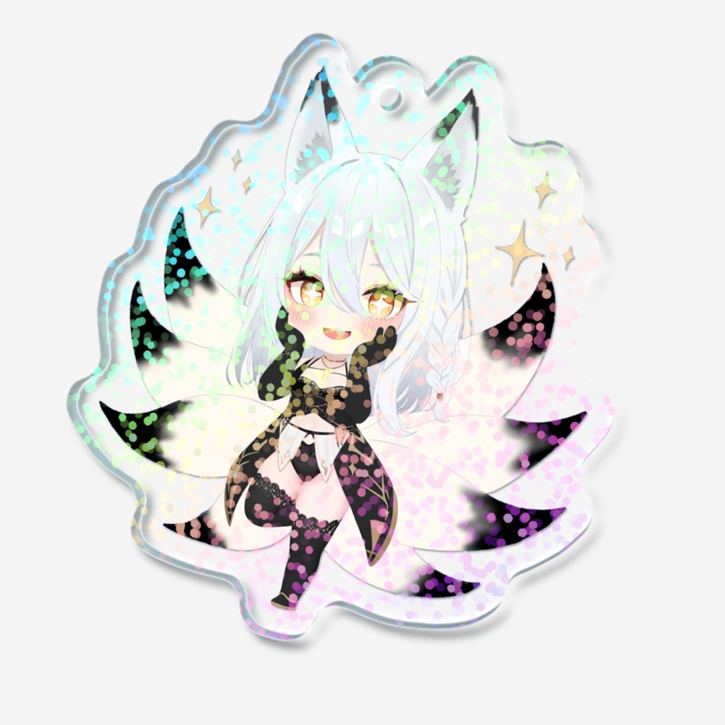 キラキラお清楚くみちょキーホルダー