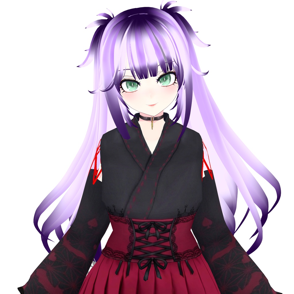 【オリジナル3Dモデル】雲外鏡の付喪神「キョウ」