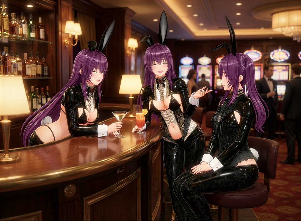 Vroid衣装「卯女ノ華」逆バニースーツ