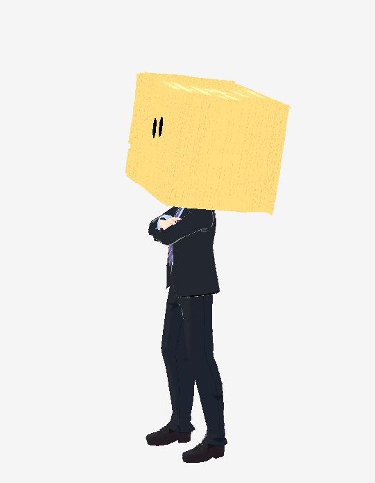 敵がいる時しゃがんでやり過ごす箱らしきアイテム(目は非表示可能)