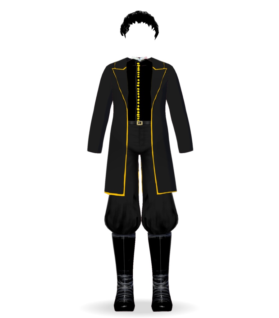 土方歳三コスプレセット前髪付き(人間後髪は付きません)