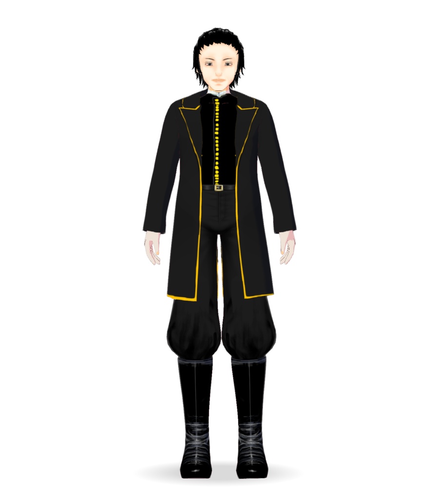 土方歳三コスプレセット前髪付き(人間後髪は付きません)