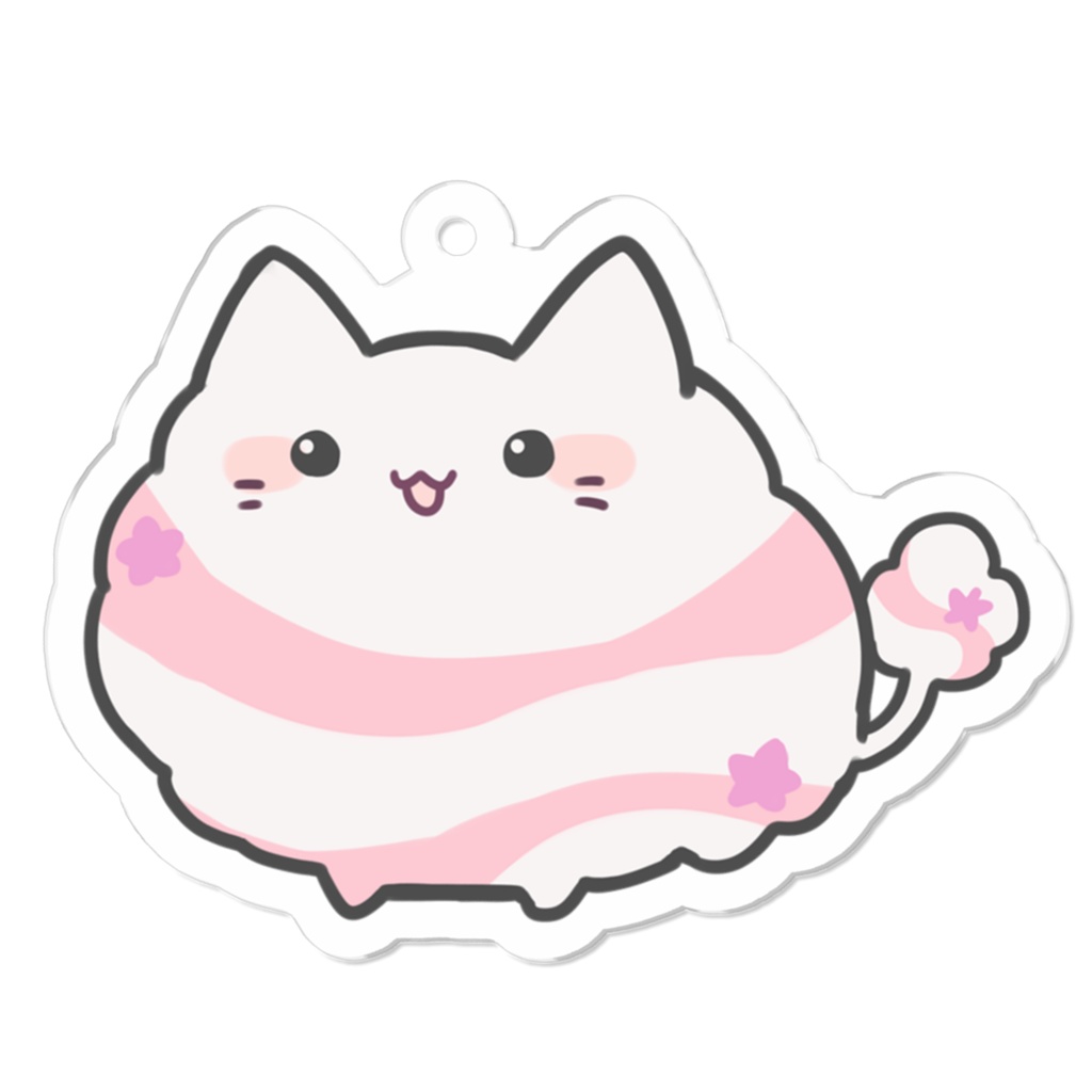 わたねこアクリルキーホルダー