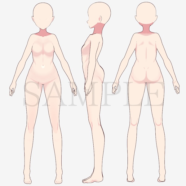 【VRoid】つやぷに肌テクスチャ