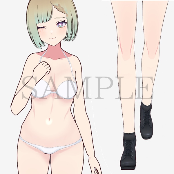 【VRoid】つやぷに肌テクスチャ