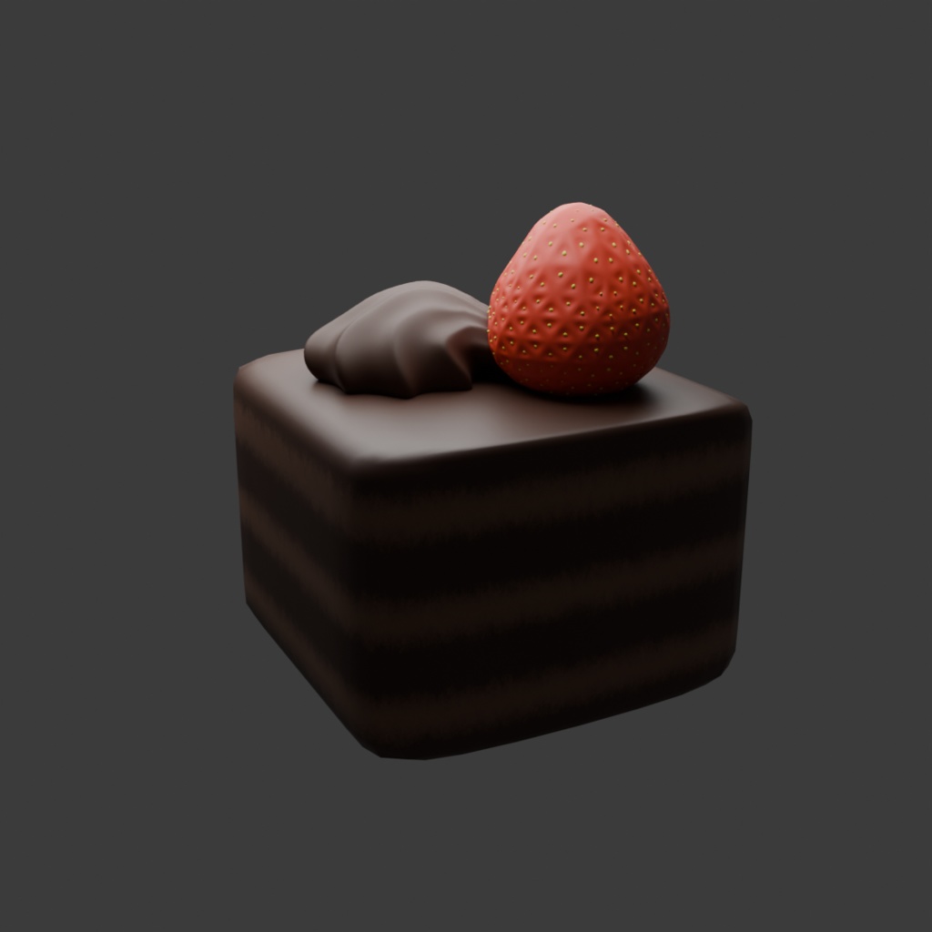 <無料> 3D ケーキ2種