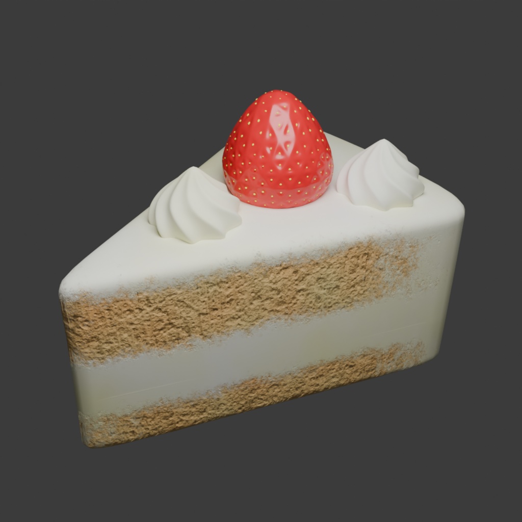 <無料> 3D ケーキ2種