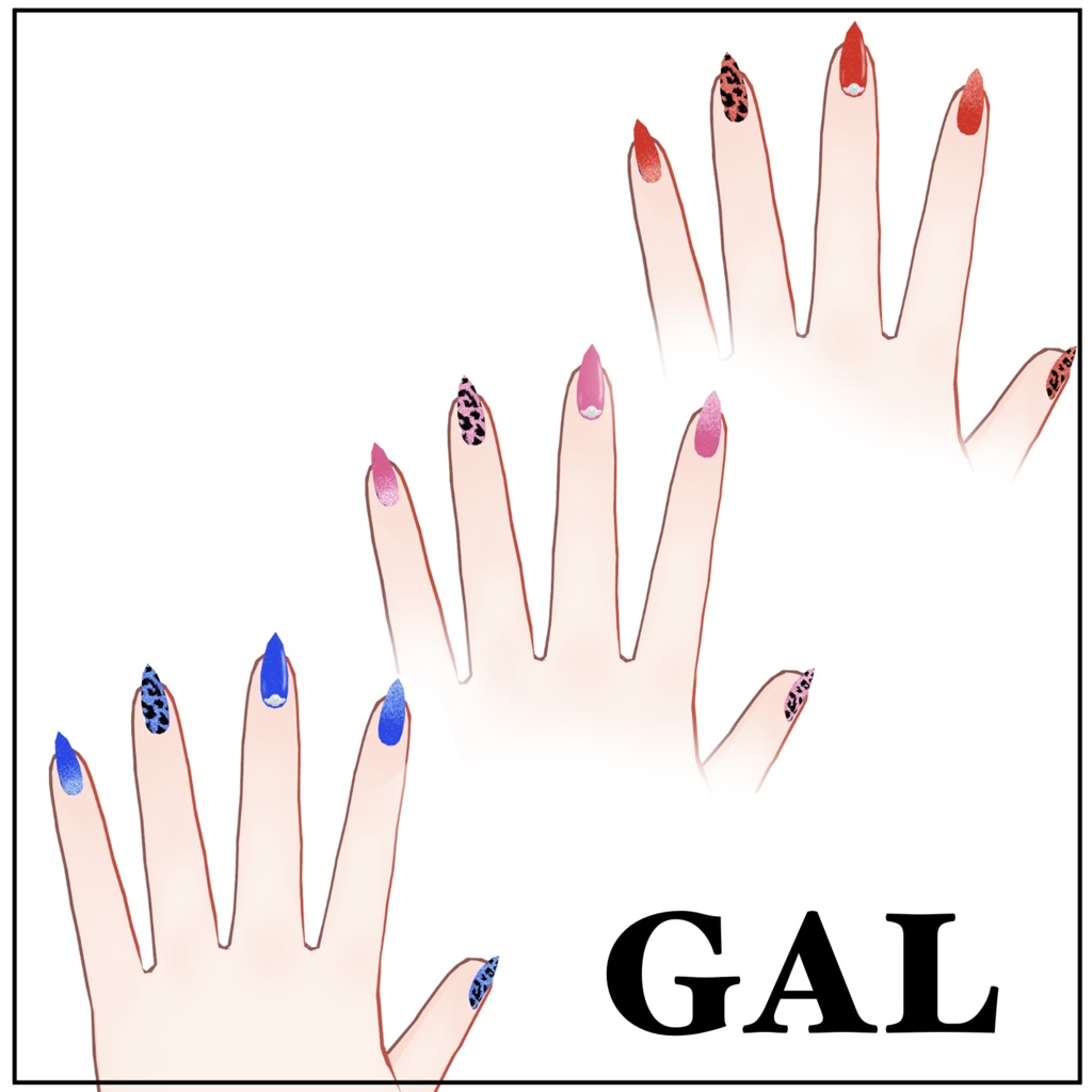 《無料》Siaネイル 4types 15color MA導入済ネイルチップ =Sianail=