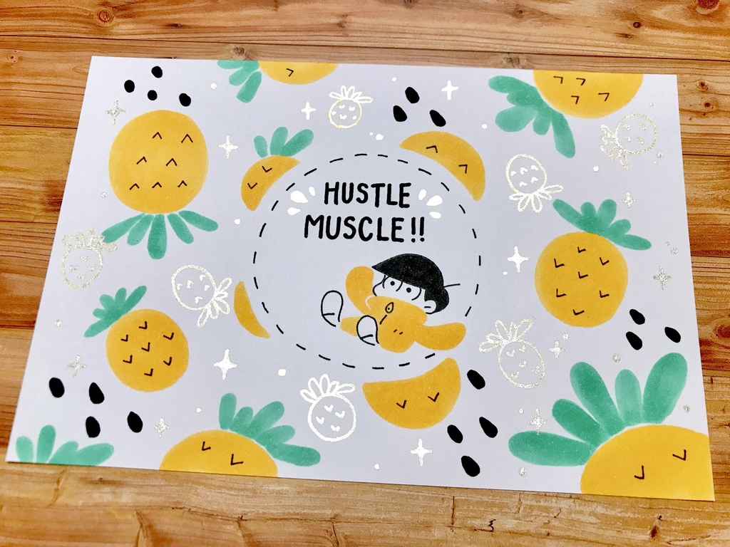 アナログ原画(おやつシリーズ)