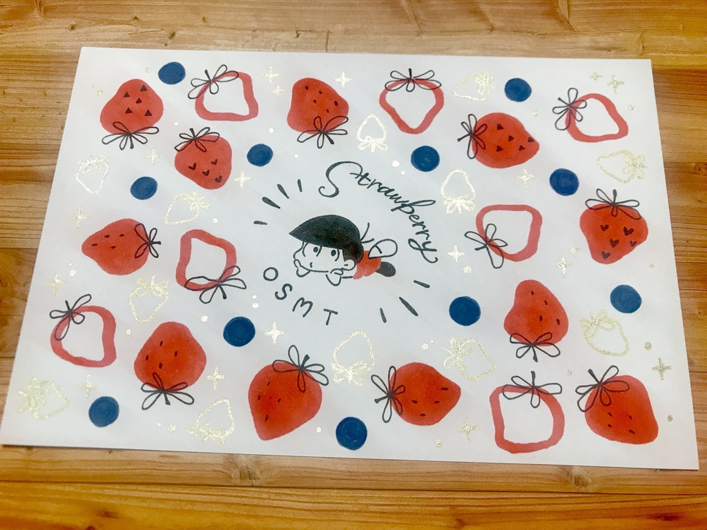 アナログ原画(おやつシリーズ)