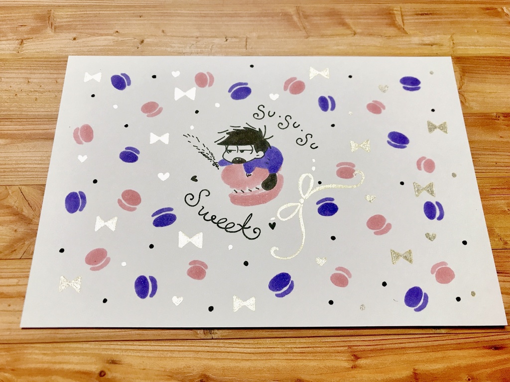 アナログ原画(おやつシリーズ)