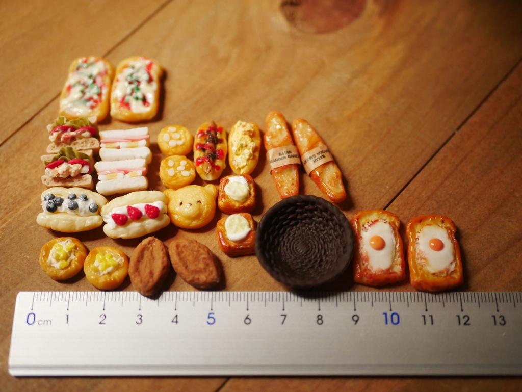 ミニチュアフード凝ったパンセット