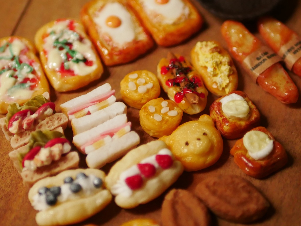 ミニチュアフード凝ったパンセット