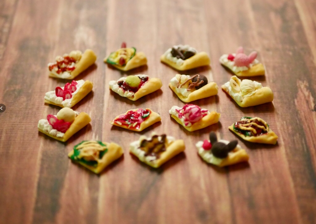 全15種類ミニチュアフードクレープ