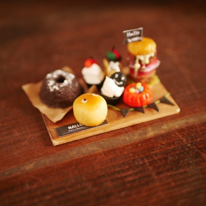 ミニチュアハロウィンスイーツセット