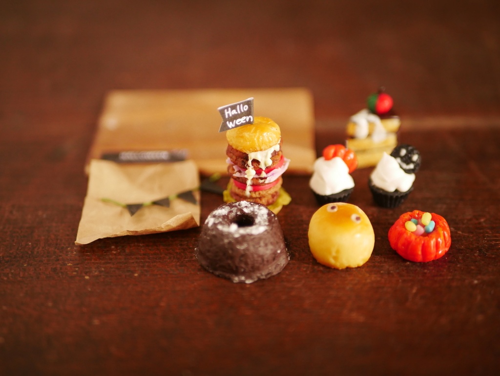 ミニチュアハロウィンスイーツセット