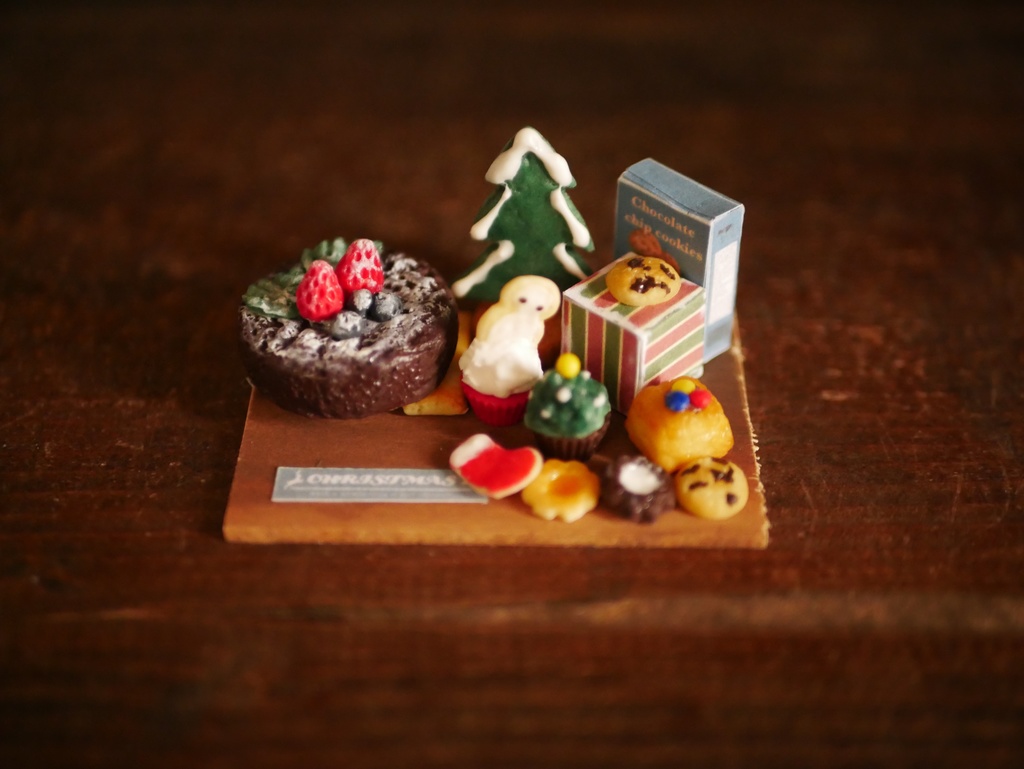 ミニチュアクリスマススイーツ