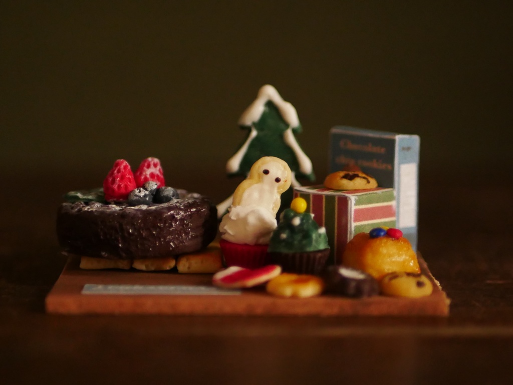 ミニチュアクリスマススイーツ