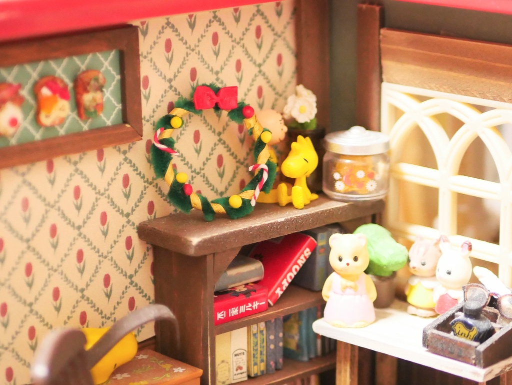 ミニチュアクリスマスリース