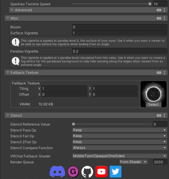 コズミックアイシェーダー Cosmic Eye Shader (VRChat)