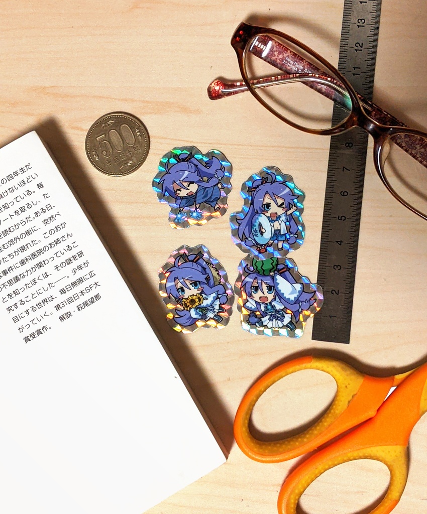 がくぽの夏休みフレークシールセット