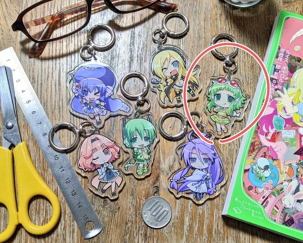 インタネ家アクリルキーホルダー・GUMI
