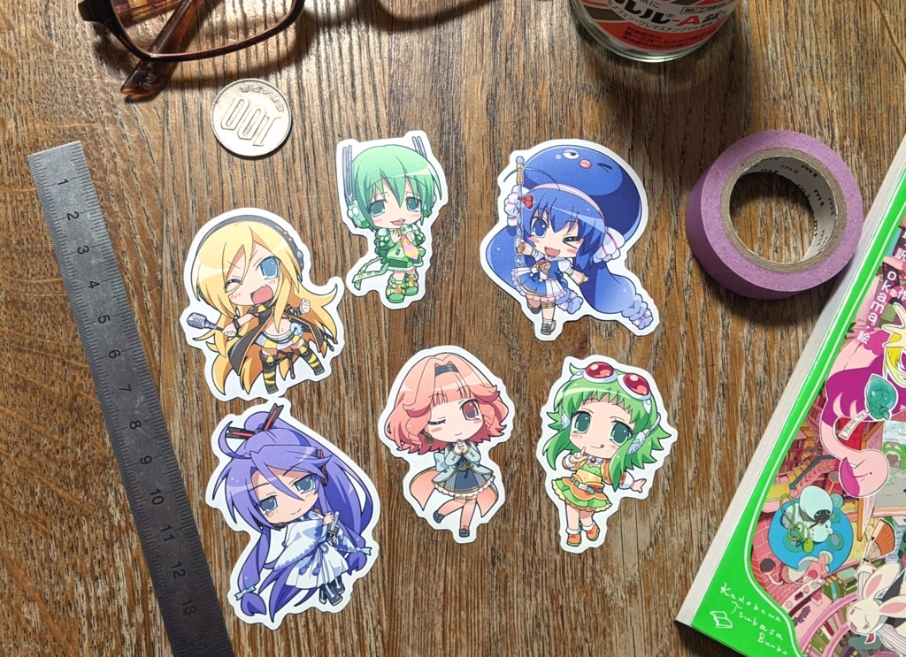 インタネ家ダイカットシールセット