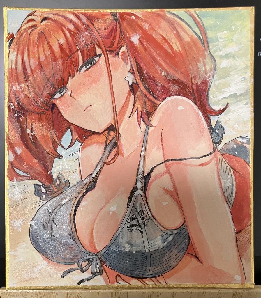 水着アトランタ小色紙