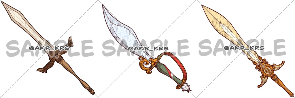 【値下げしました!】武器アイコンセット01【ゲーム用素材】