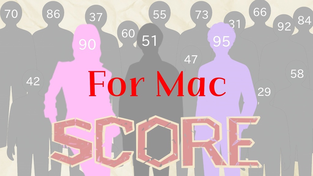 ノベルゲーム『SCORE』Macダウンロード版