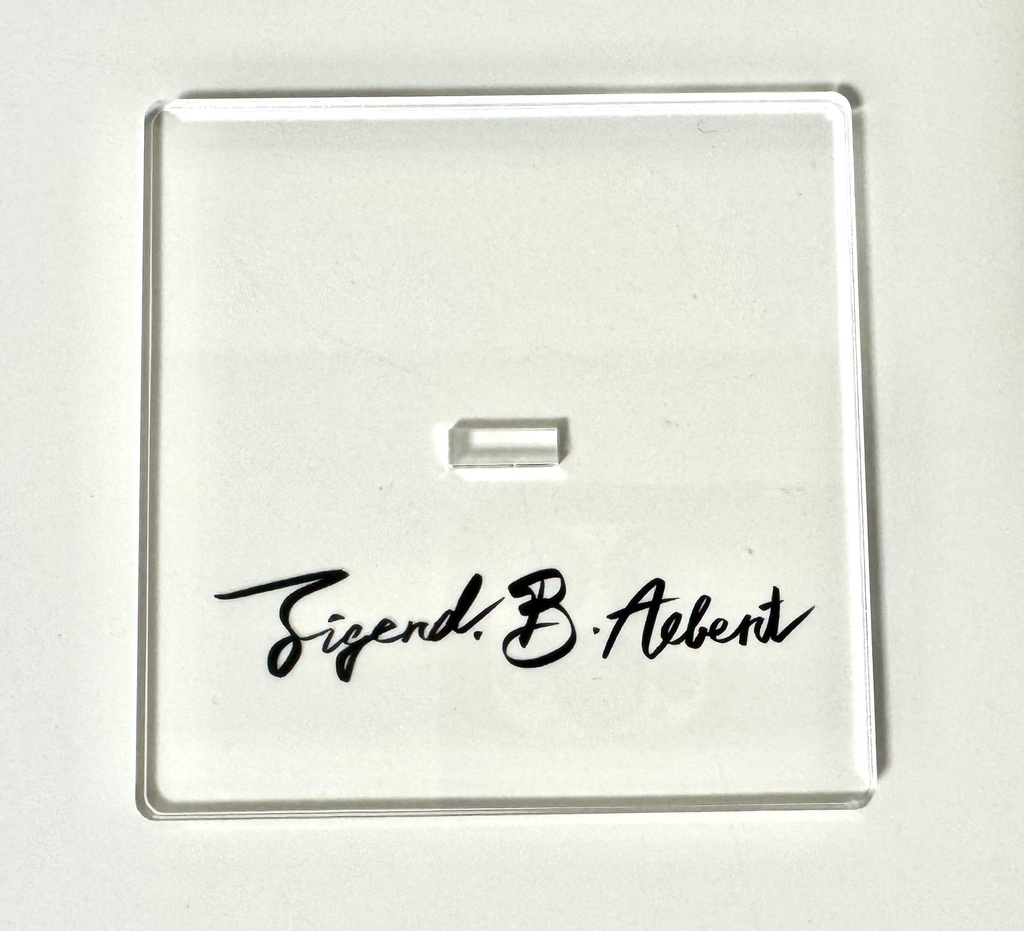 署名付両面アクリルスタンド(ティガルド)