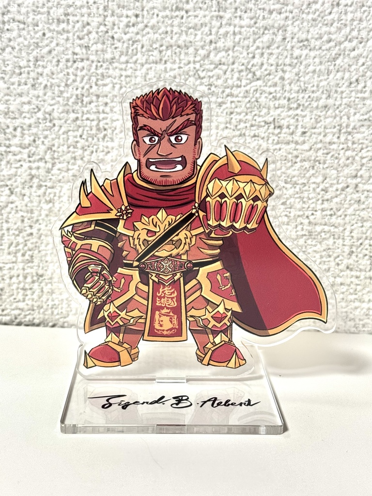 署名付両面アクリルスタンド(ティガルド)