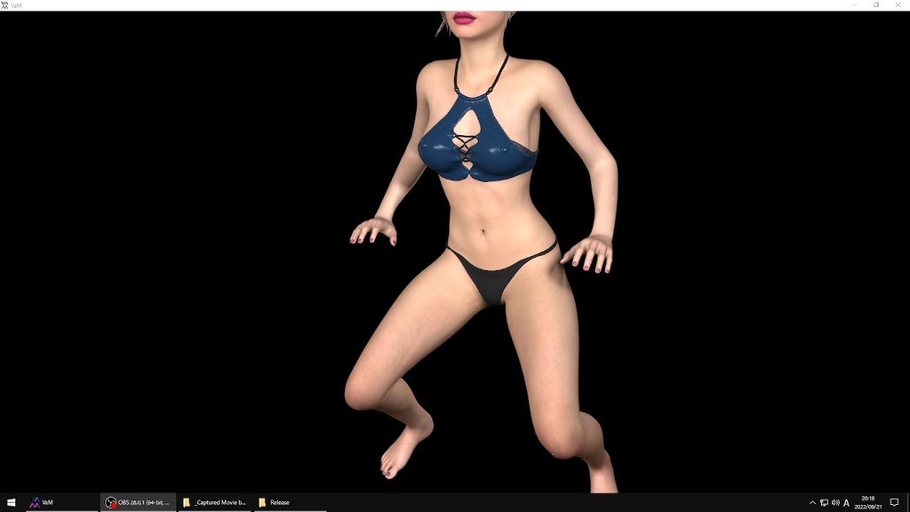 Virt A MateでTimelineを使ってHな腰の動きをさせるまでの操作動画