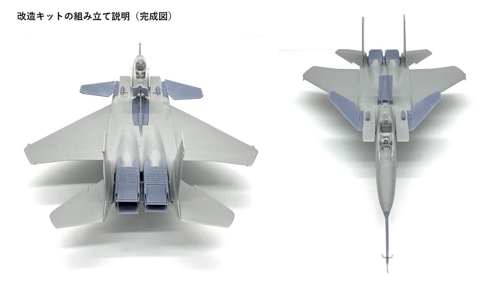 1/48 F-15 S/MTD 改造キット(ハセガワ 1/48 F-15J/DJ 用)