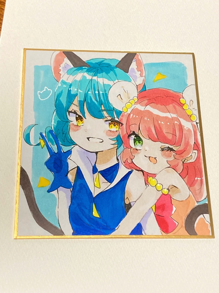 マオユニミニ色紙