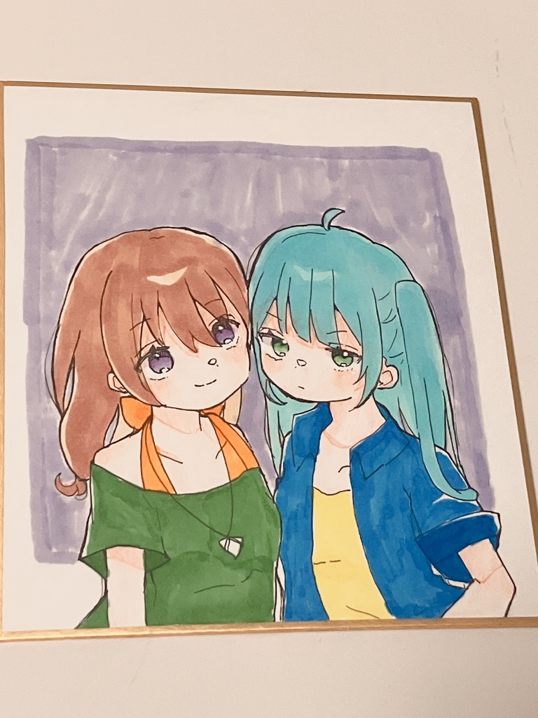 ちさみゆ衣装チェンジミニ色紙
