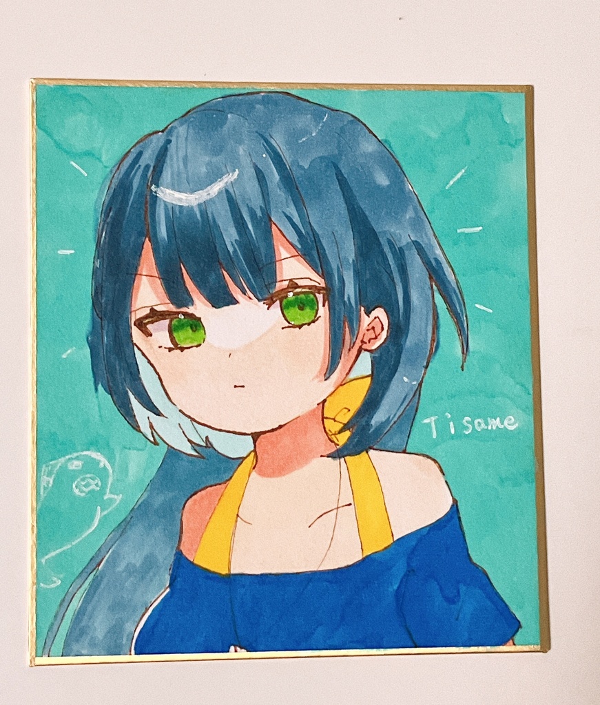 黒沢千雨 ミニ色紙