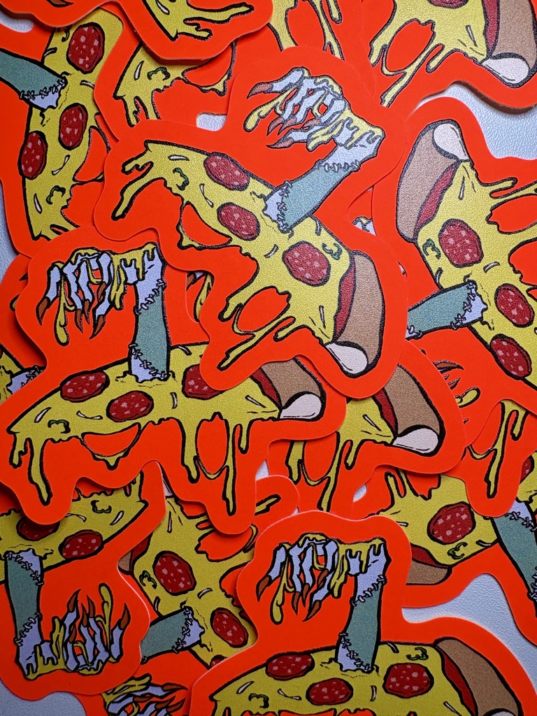 ピザからゾンビステッカー