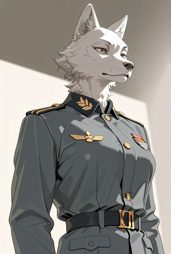 『#08 Wolf Officer - オオカミ士官』素材4枚