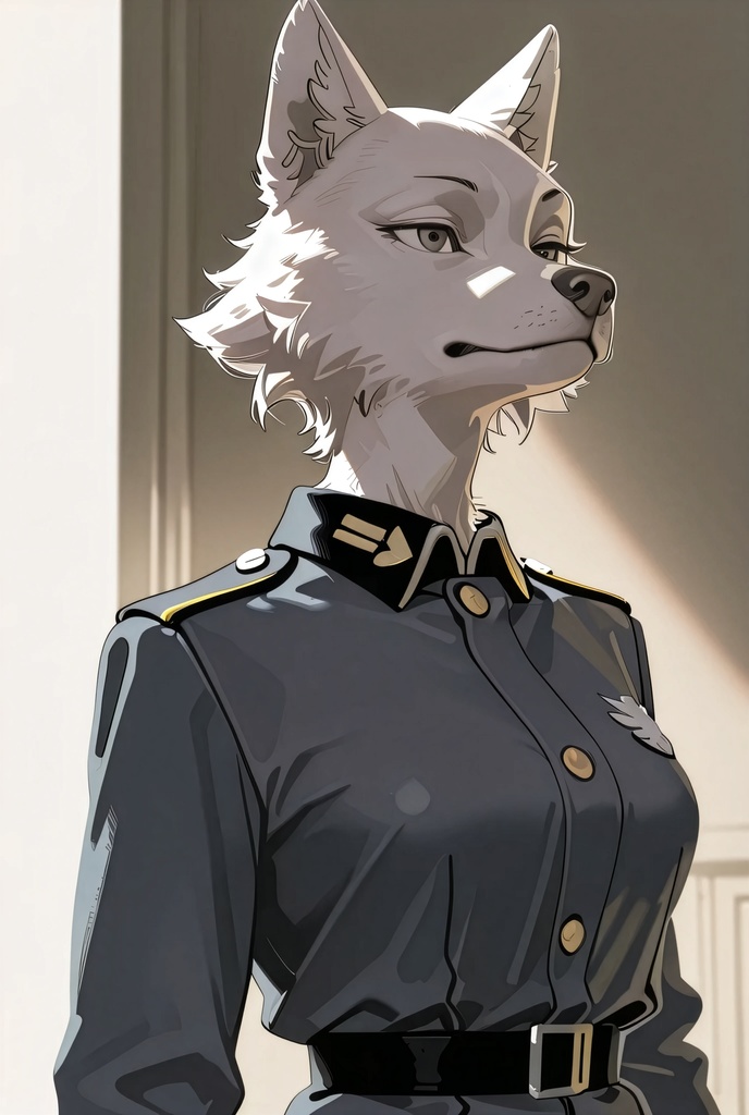 『#08 Wolf Officer - オオカミ士官』素材4枚