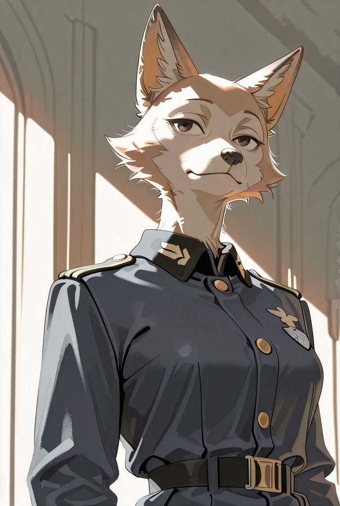 『#11 Fox Officer - キツネ士官』素材4枚