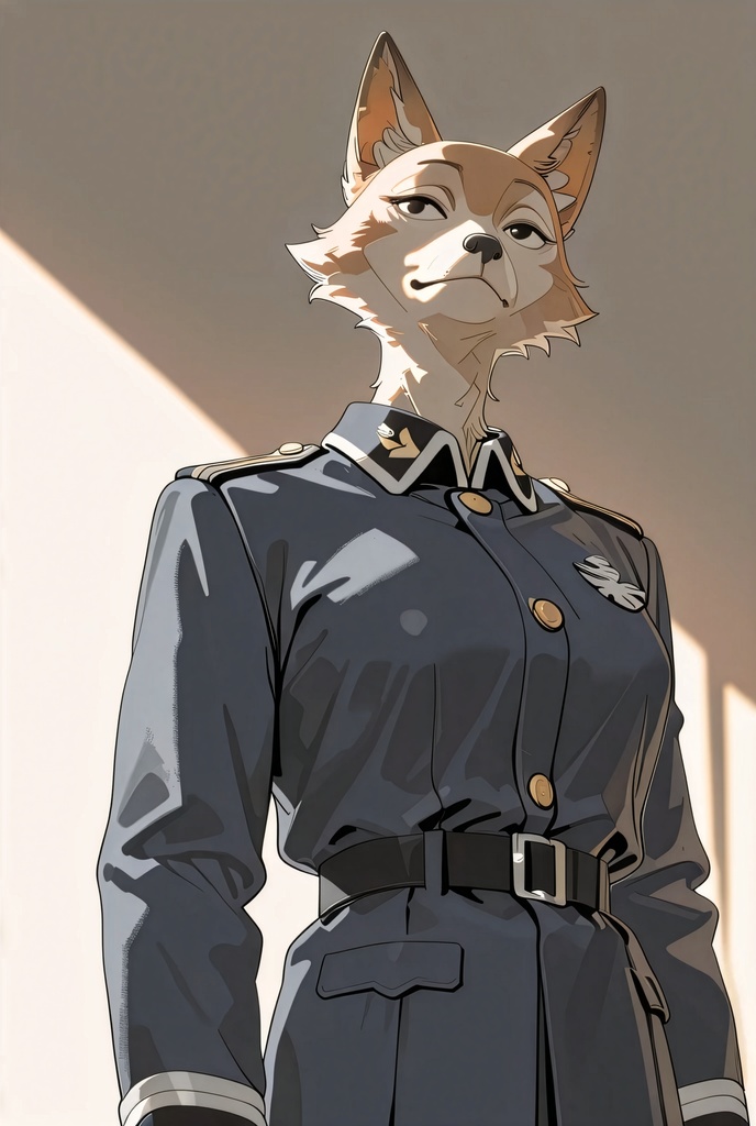 『#11 Fox Officer - キツネ士官』素材4枚