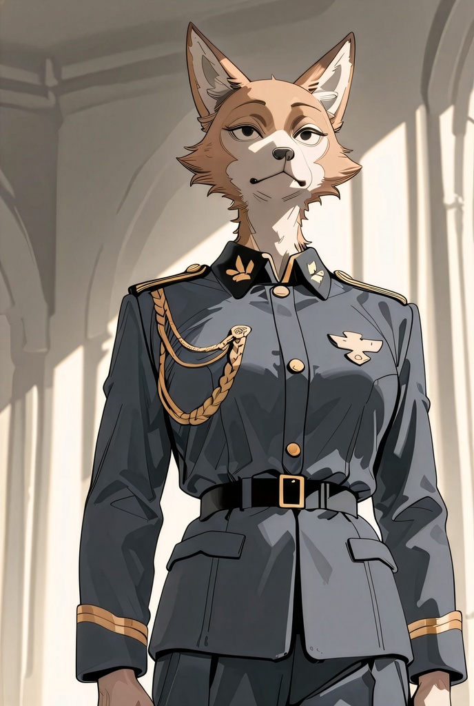 『#11 Fox Officer - キツネ士官』素材4枚