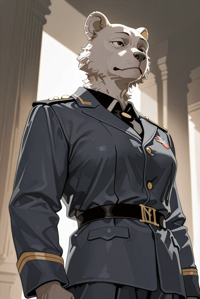 『#18 Bear Officer - クマ士官』素材4枚