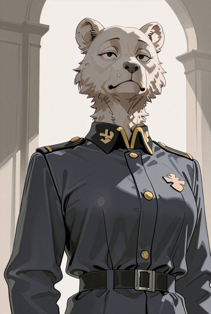 『#18 Bear Officer - クマ士官』素材4枚