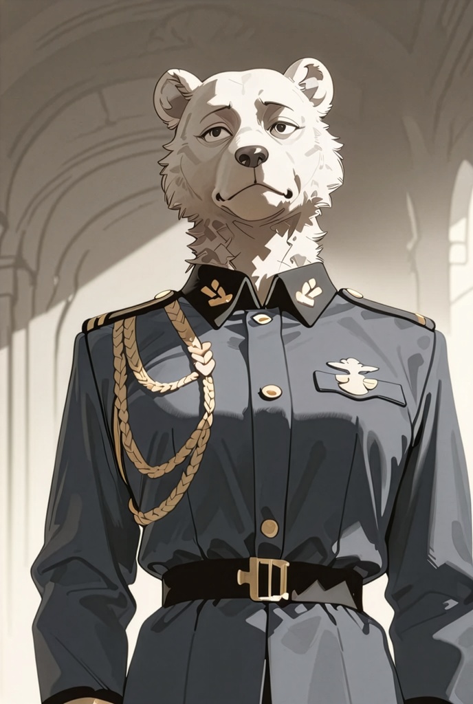 『#18 Bear Officer - クマ士官』素材4枚