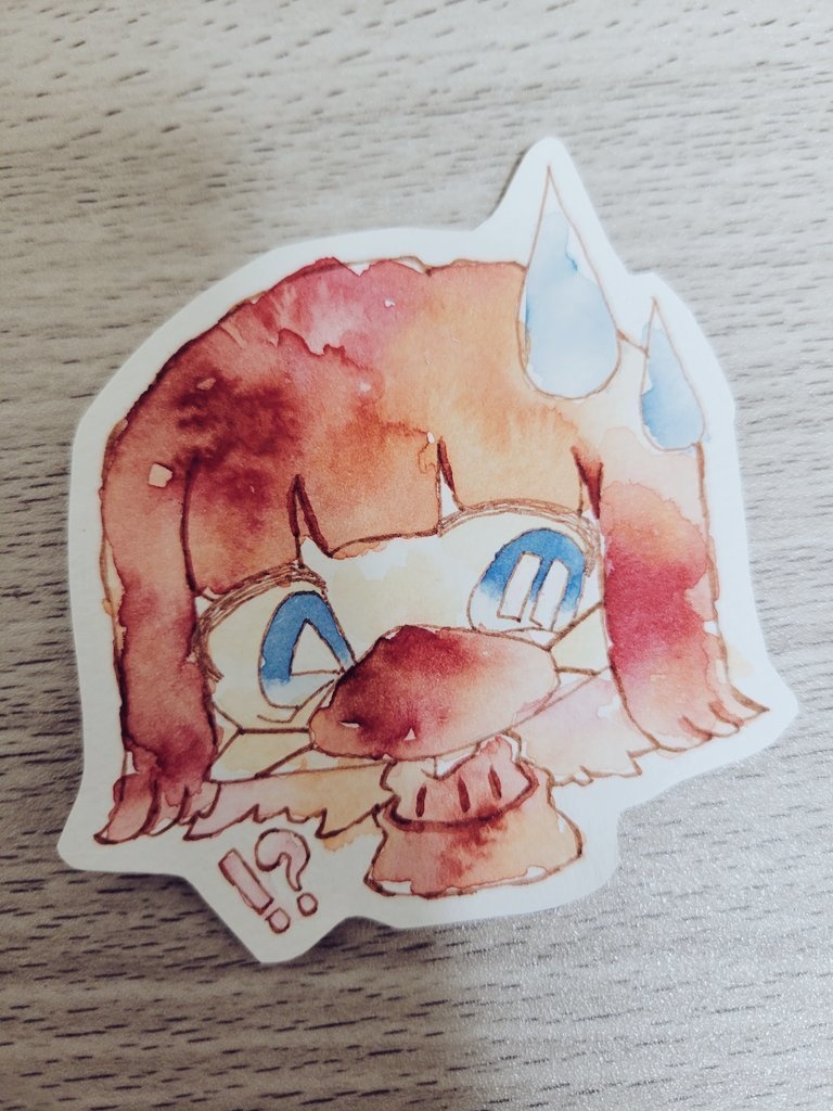 水彩ミニ原画💧