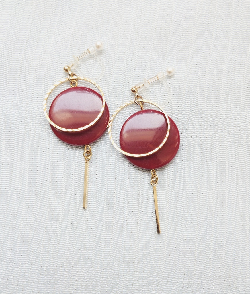 朱＊イヤリング