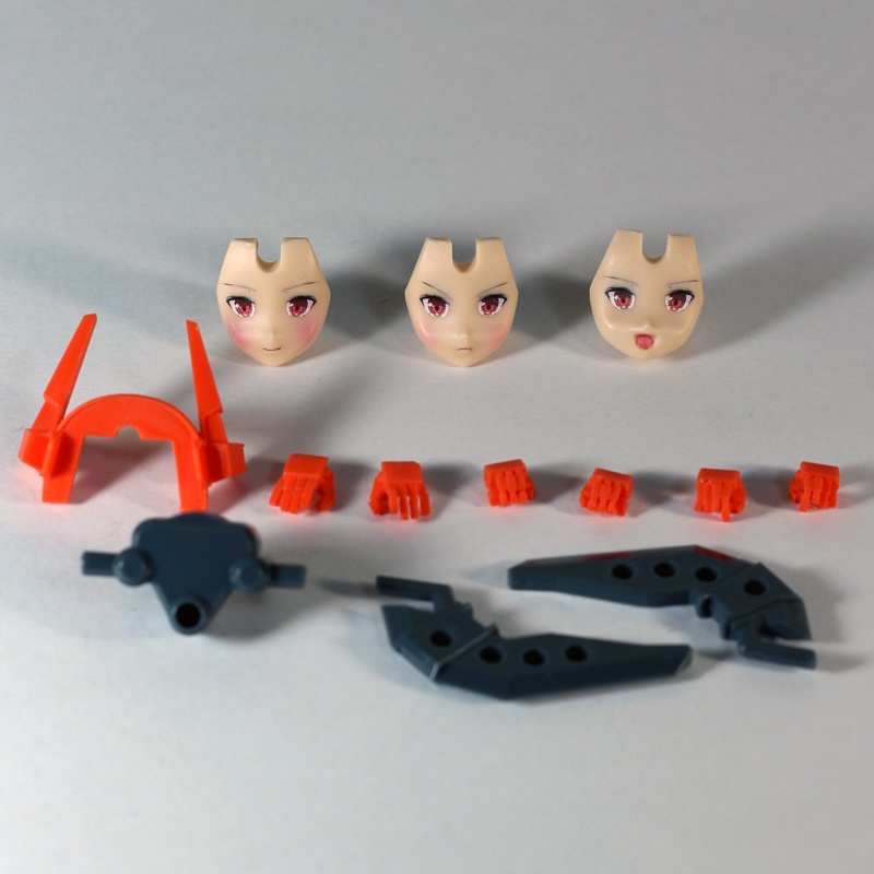 ExcavatorZ 1号ちゃん本体 4色別注カラー成形Ver+usamimiヘッドギア